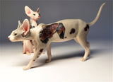 JXK Tattoo Canadian Hairless Cat Figure