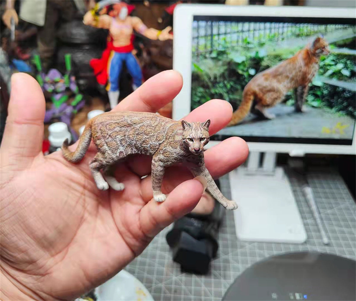 Asiatic Golden Cat Model