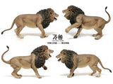 WS Studio Male Lion Fight Scene Statue