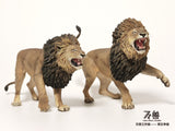 WS Studio Male Lion Fight Scene Statue