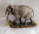 LaiZang Studio Asian Elephant Scene Model Painted Version