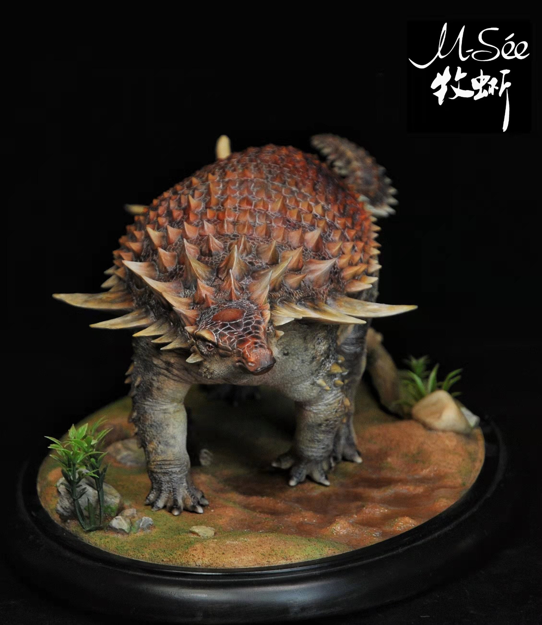 MuSee 1/15 Borealopelta Scene Statue