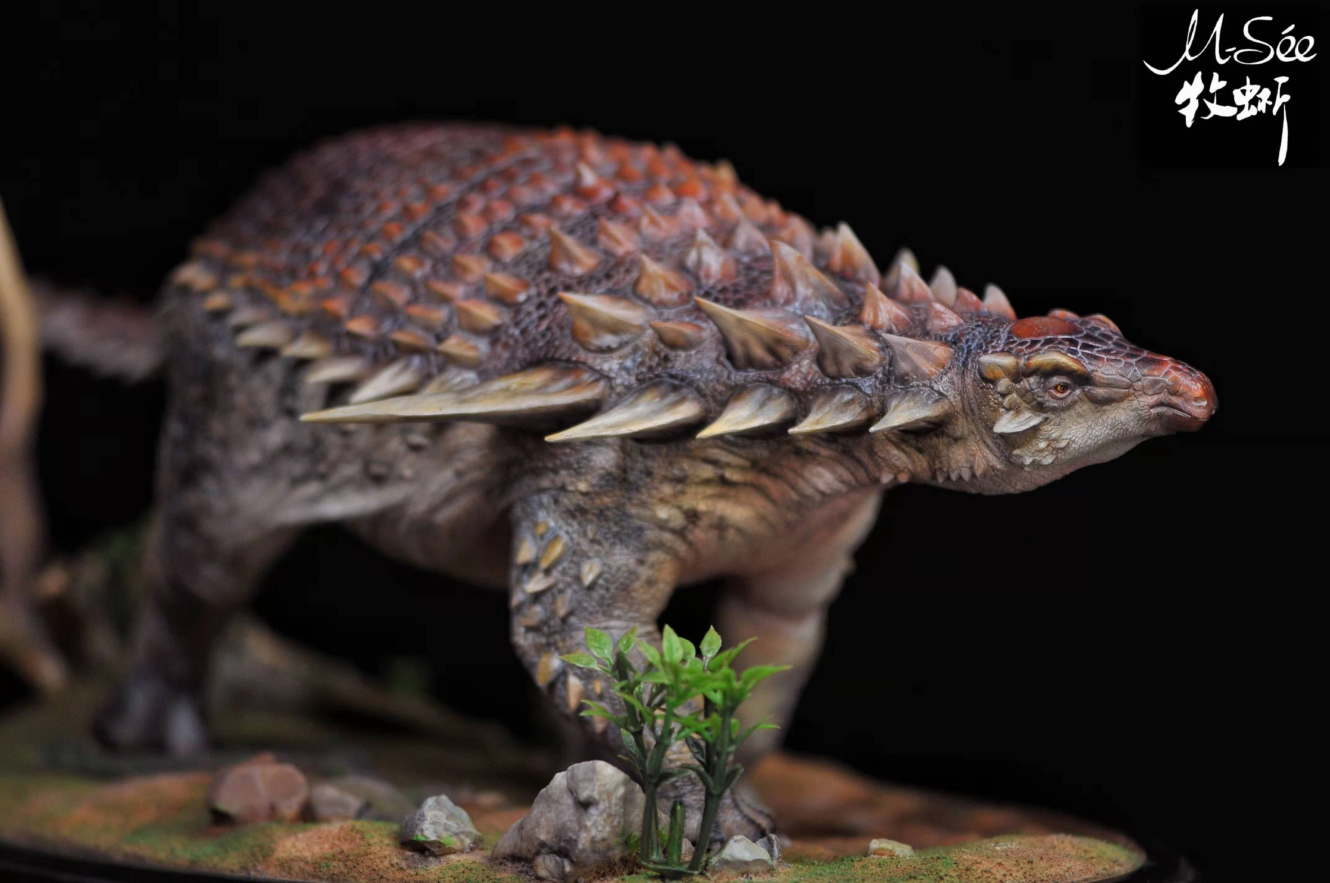 MuSee 1/15 Borealopelta Scene Statue