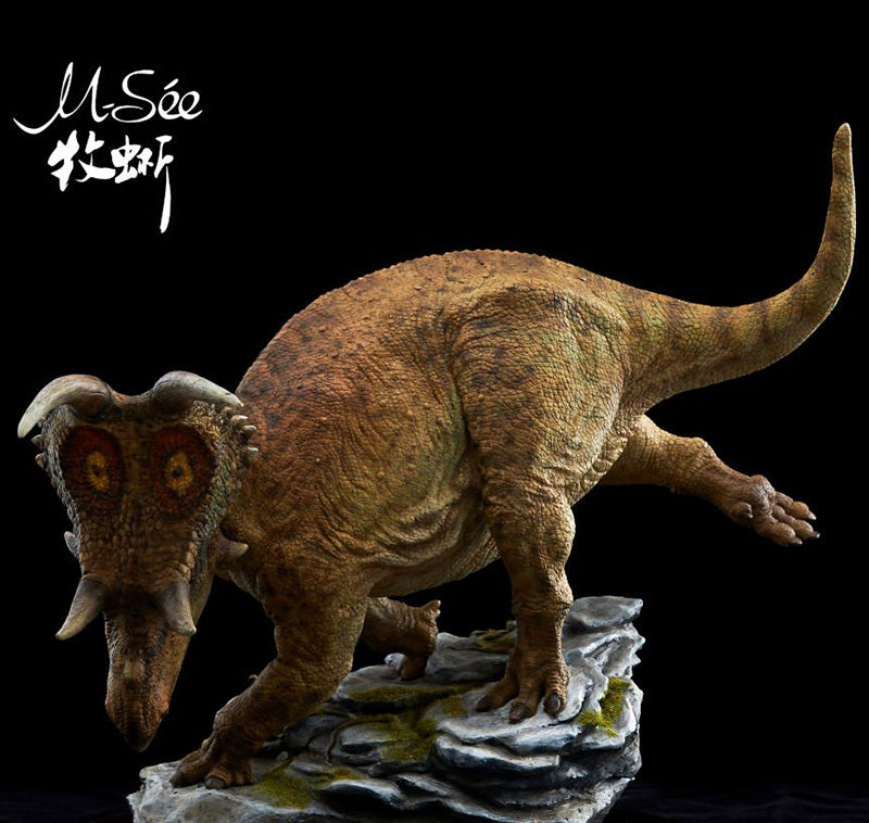 MuSee 1/10 Scale Lythronax argestes VS Diabloceratops Scene Statue