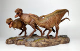 JM Zhuchengtyrannus Hunt Shantungosaurus Model