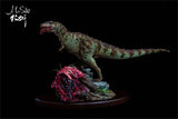 MuSee 1/35 Giganotosaurus Prey Andesaurus Scene Statue