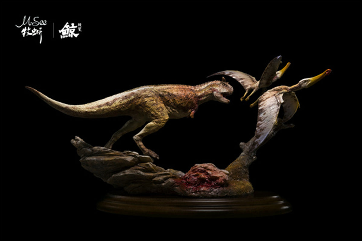 MuSee 1/35 Carnotaurus Pterosaur Scene Statue
