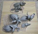 Sensen 1:20 Scale Medusaceratops Diabloceratops Spiclypeus Scene Statue