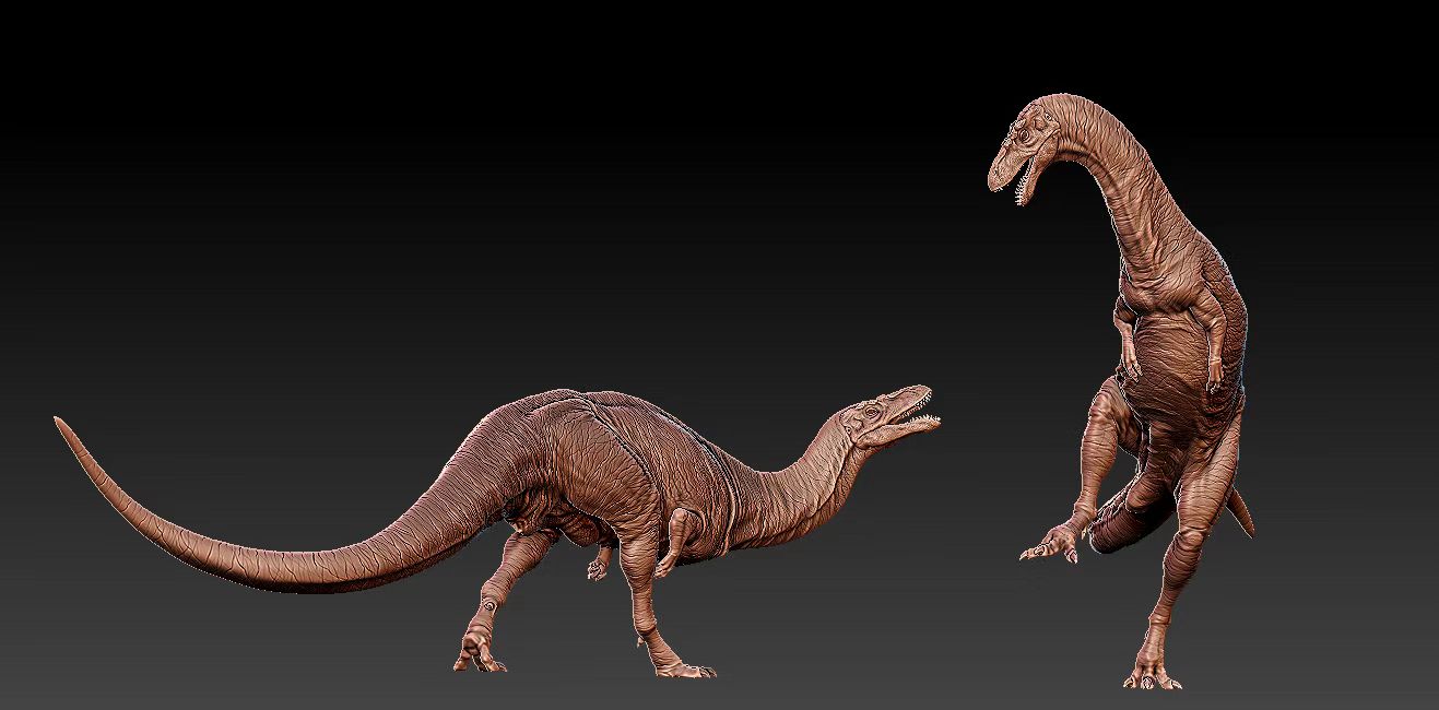Rapetosaurus krausei Masiakasaurus Model Kit