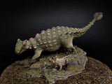 XINYAN Studio Ankylosaurus magniventris Leptoceratops Scene Model