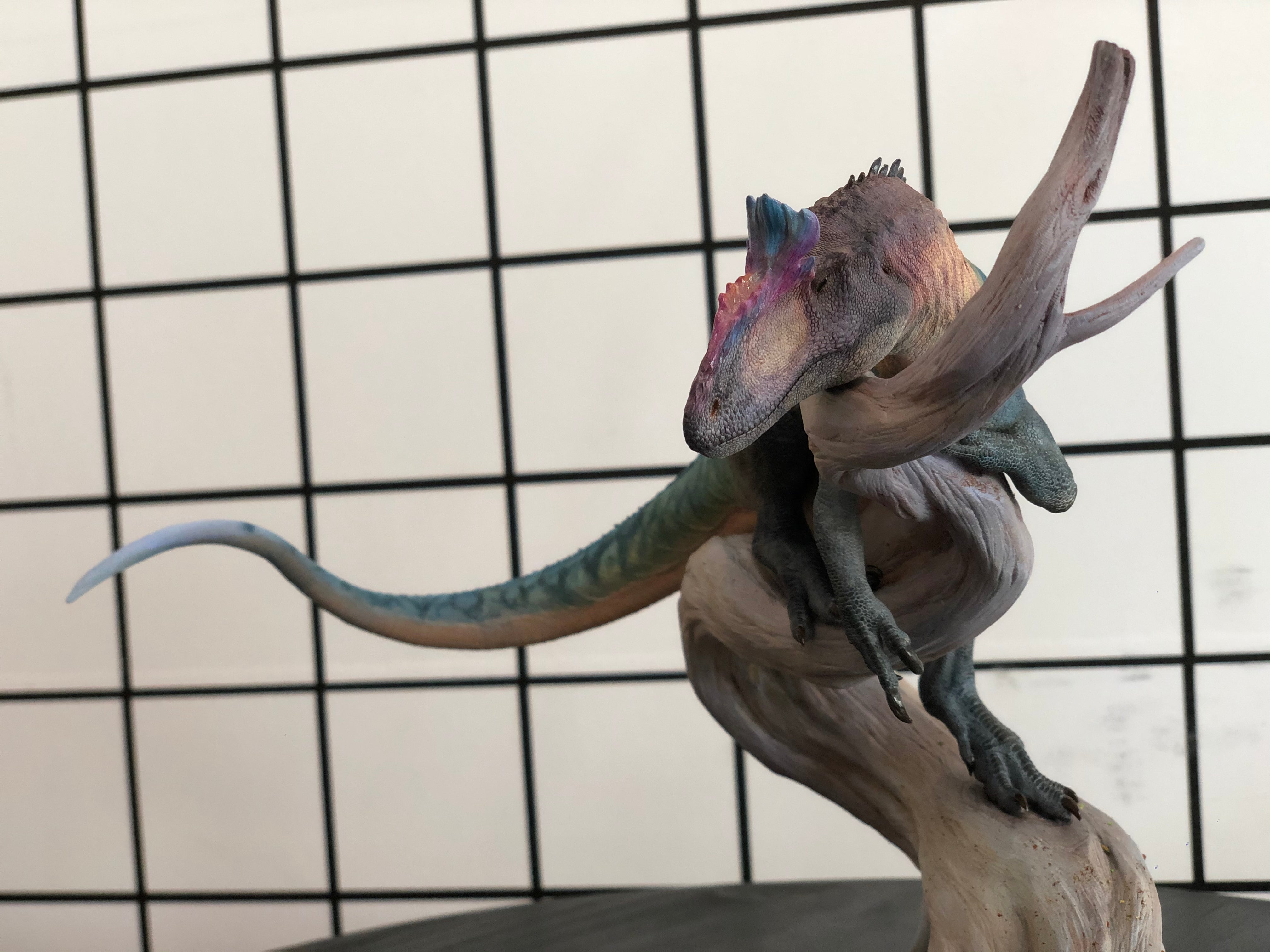 LINGHU ART STUDIO Cryolophosaurus Scene Model