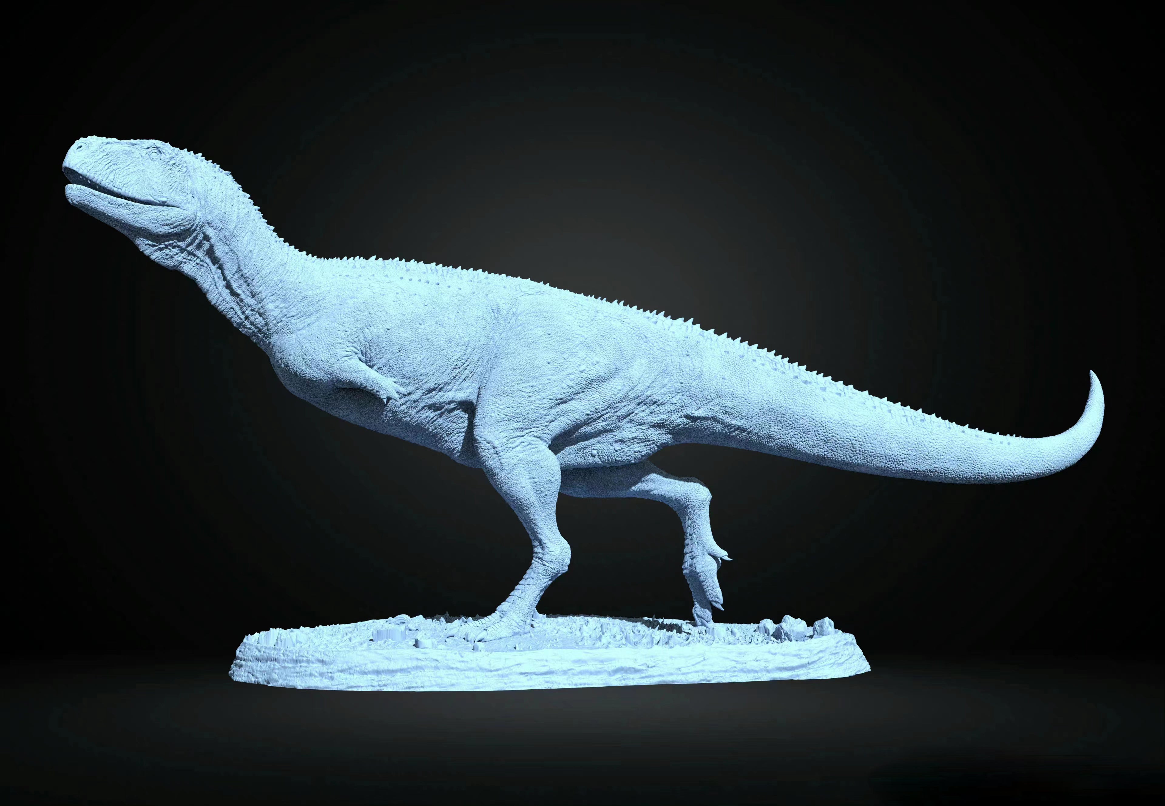 SHOWANNA 1/35 Scale Ilokelesia Aguadagrandensis Statue