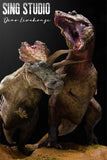 Sing Studio 1:18 Scale Tyrannosaurus Rex Manson VS Triceratops Marilyn Model Kit