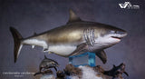 JA Studio Great White Shark Hoole Girl Statue