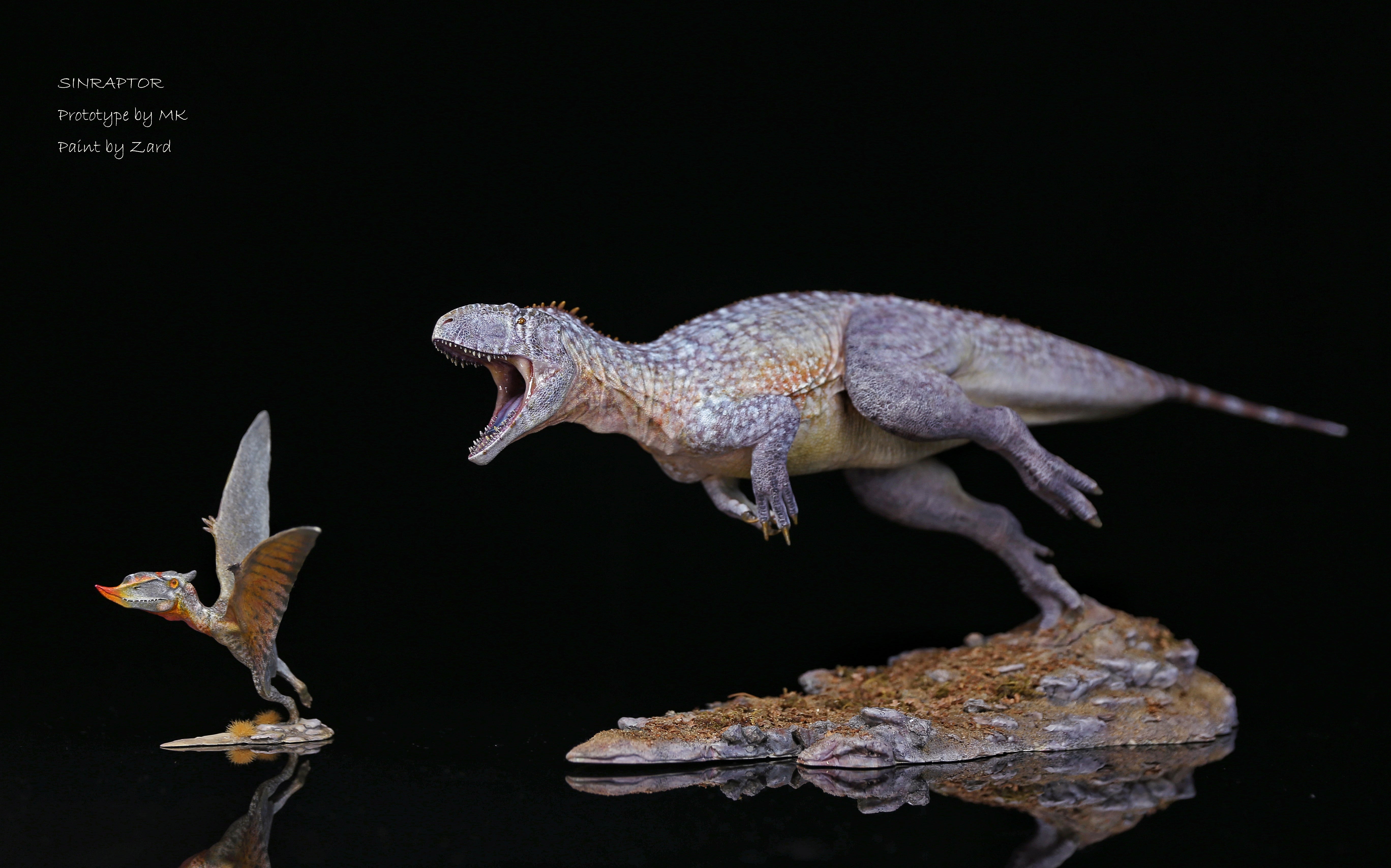 MK Studio 1:20 Scale Sinraptor Couple Scene Statue