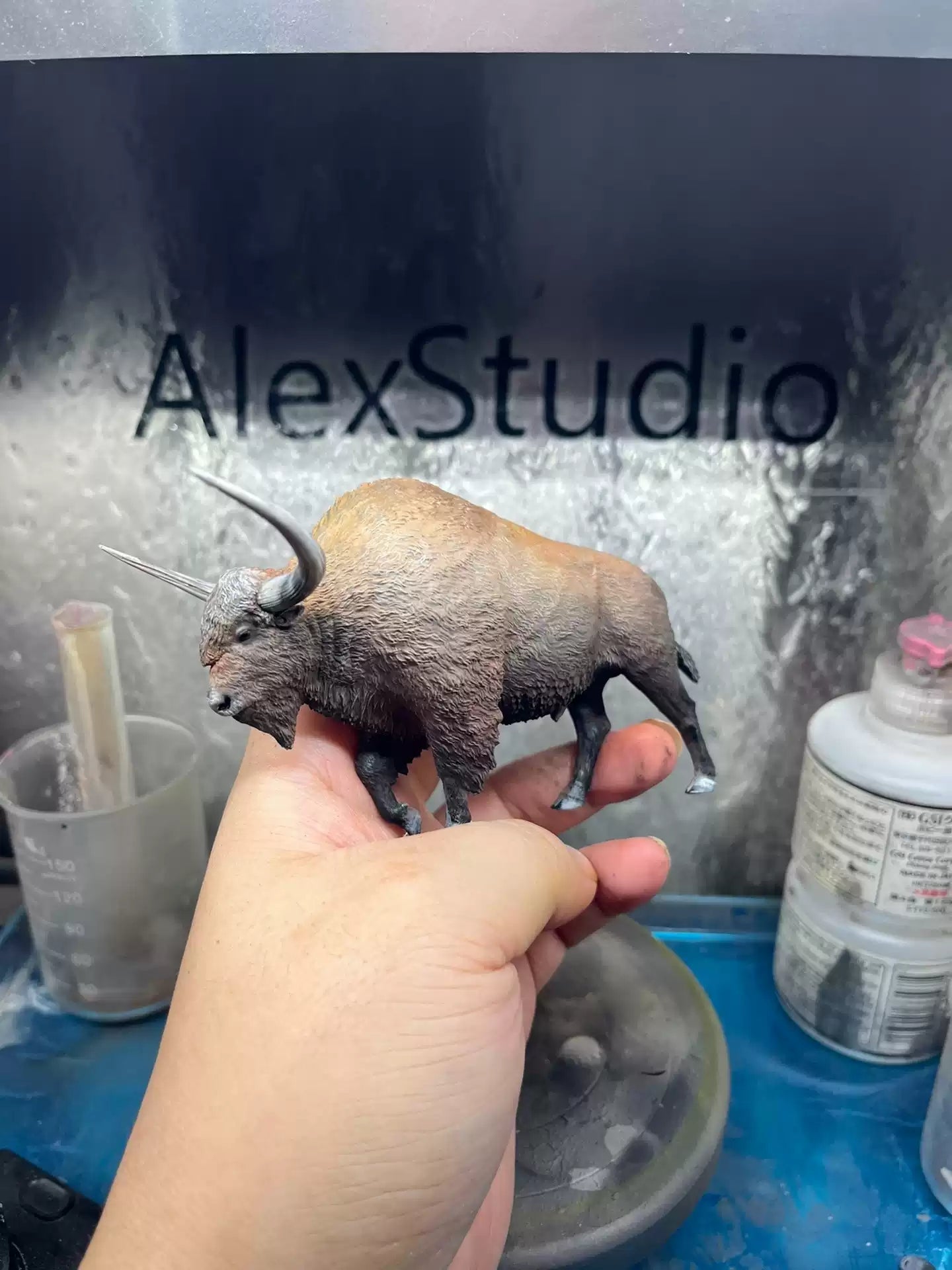 Alex Studio Bison latifrons Model