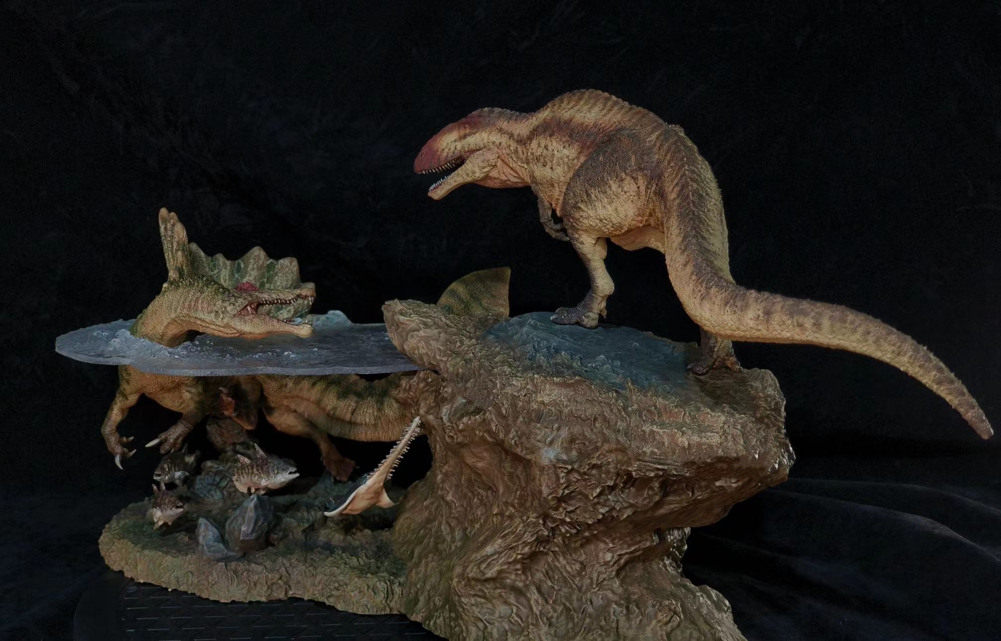 Spinosaurus Carcharodontosaurus Paralititan Corpse Scene Model Kit