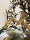The Battle of Siberia Siberian Tiger Scene Model