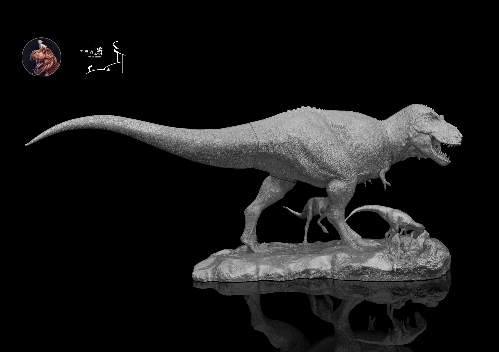 Atr of Seeker Studio 1/18 Scale Tyrannosaurus Rex Osborn Family