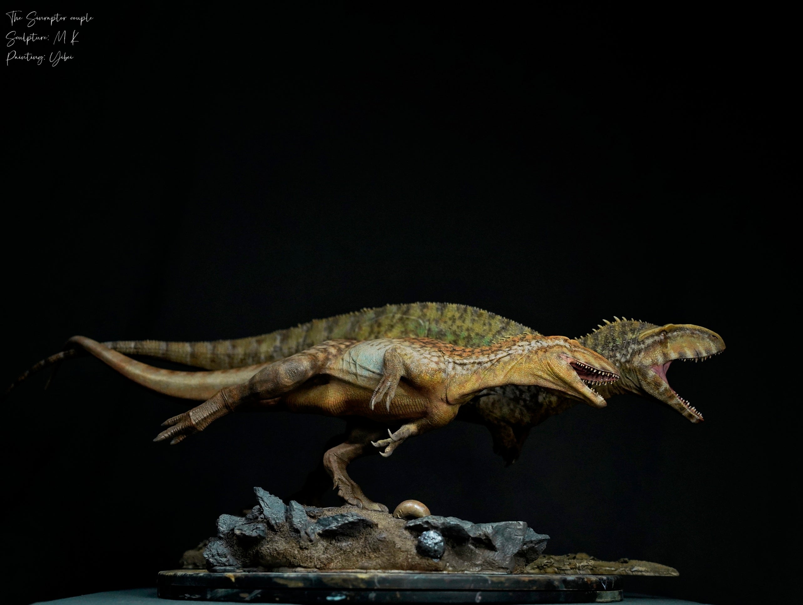 MK Studio 1:20 Scale Sinraptor Couple Scene Statue