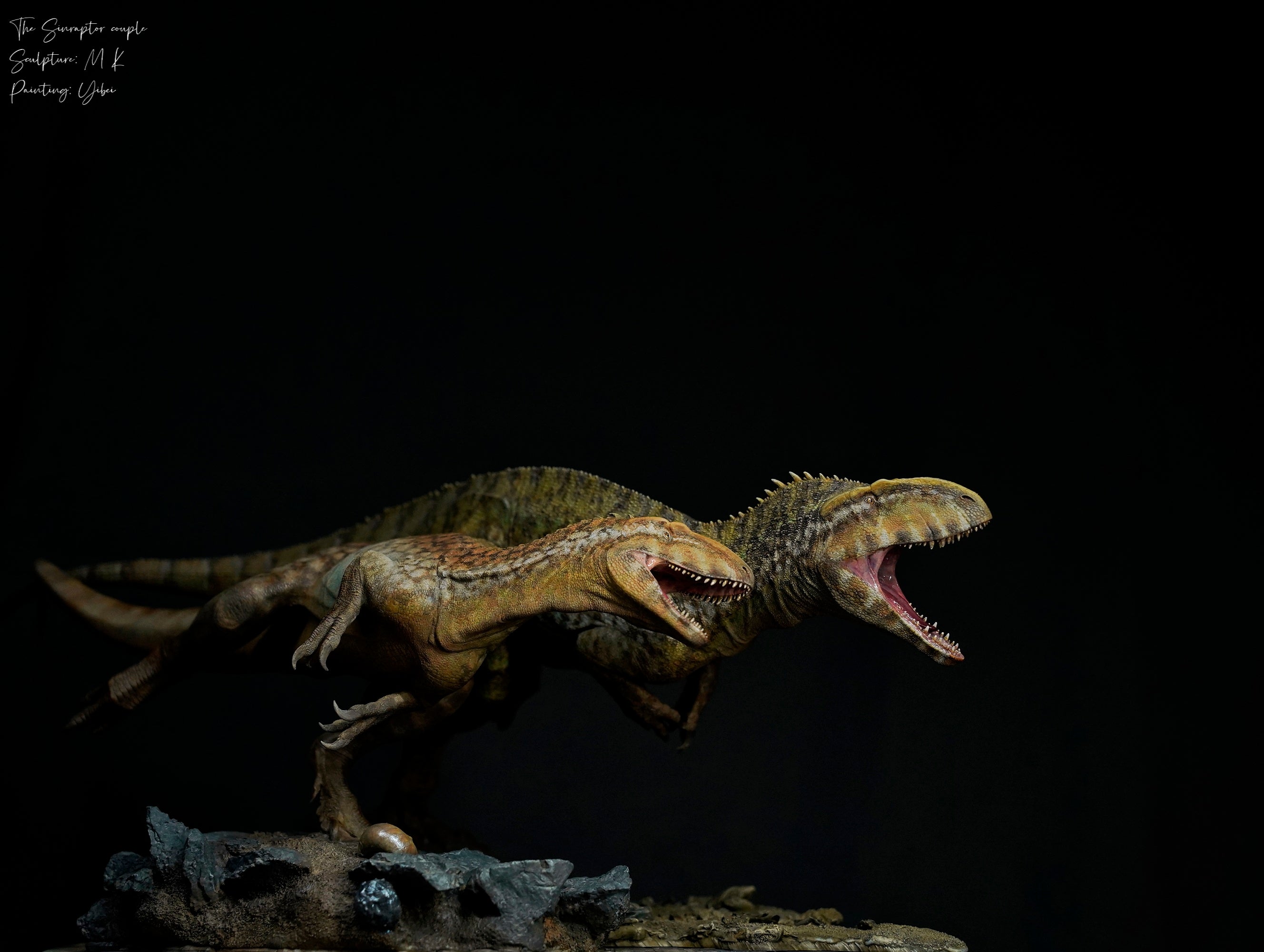 MK Studio 1:20 Scale Sinraptor Couple Scene Statue
