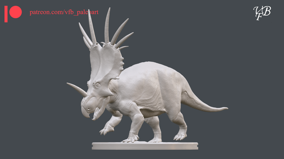 VFB Studio 1/35 Styracosaurus Scene Statue Kit