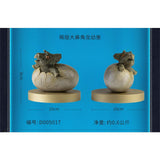 TONGSHIFU Mini Brass Dinosaur Model