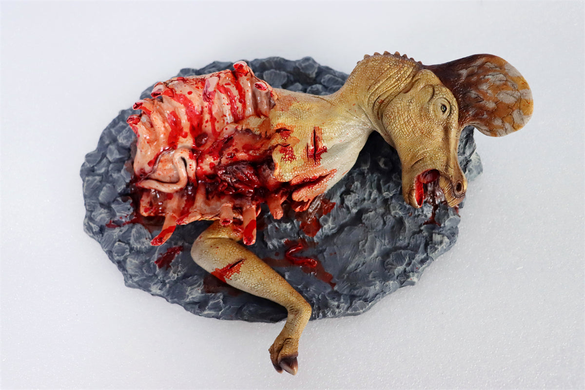 Corythosaurus Corpse Statue