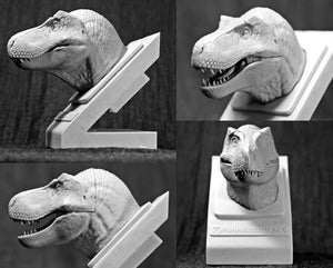 De CLAY Studio Tyrannosaurus Rex and Juvenile Scene Statue Kit
