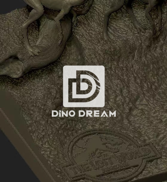 DINO DREAM 1/5 Scale Compsognathus Statue