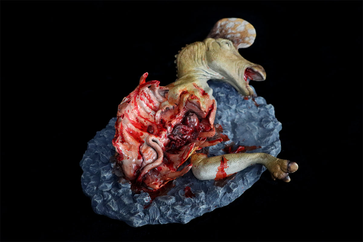 Corythosaurus Corpse Statue