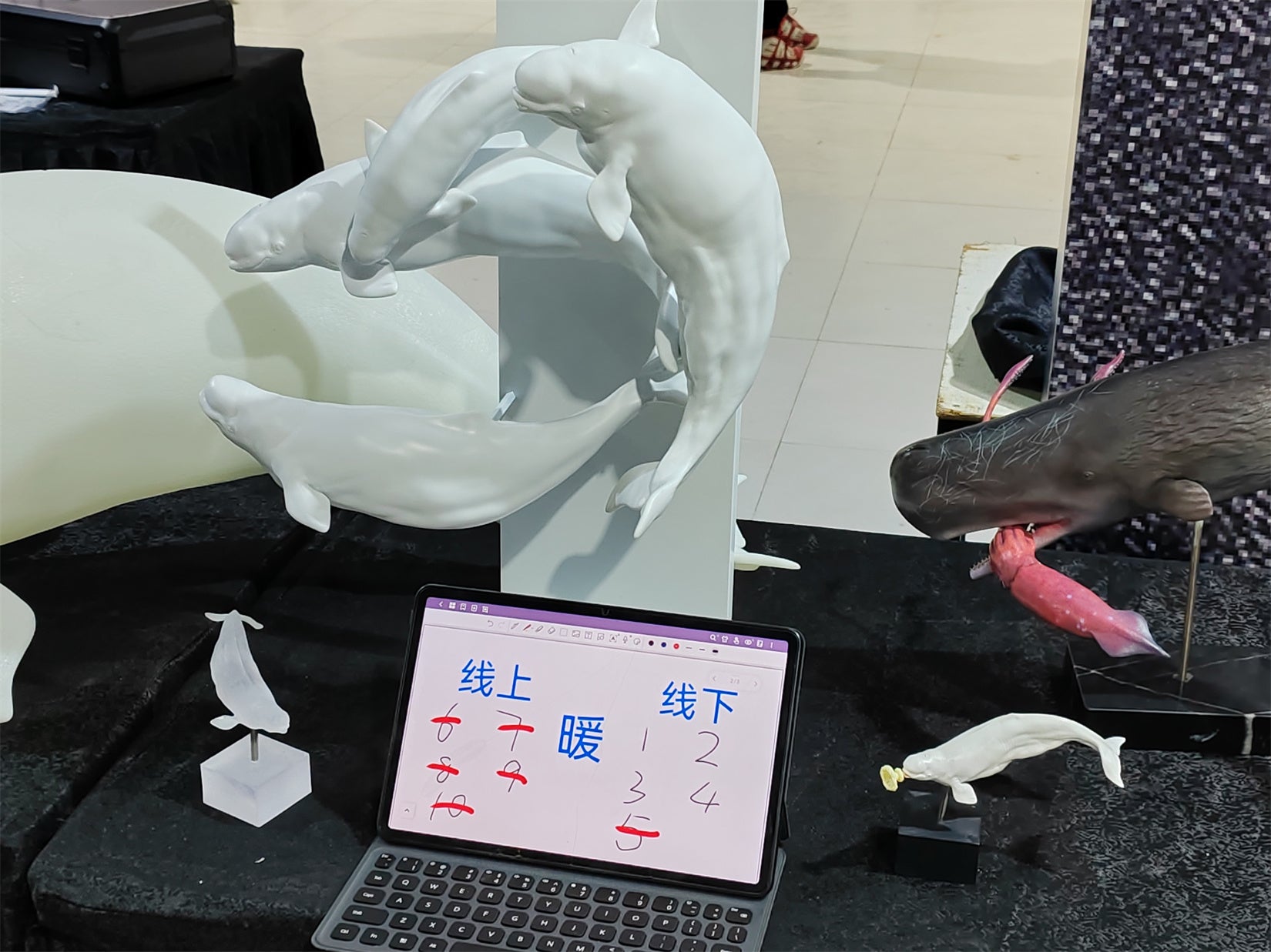 Sumeru Studio 1:10 Scale Beluga Whale Scene Model Kit