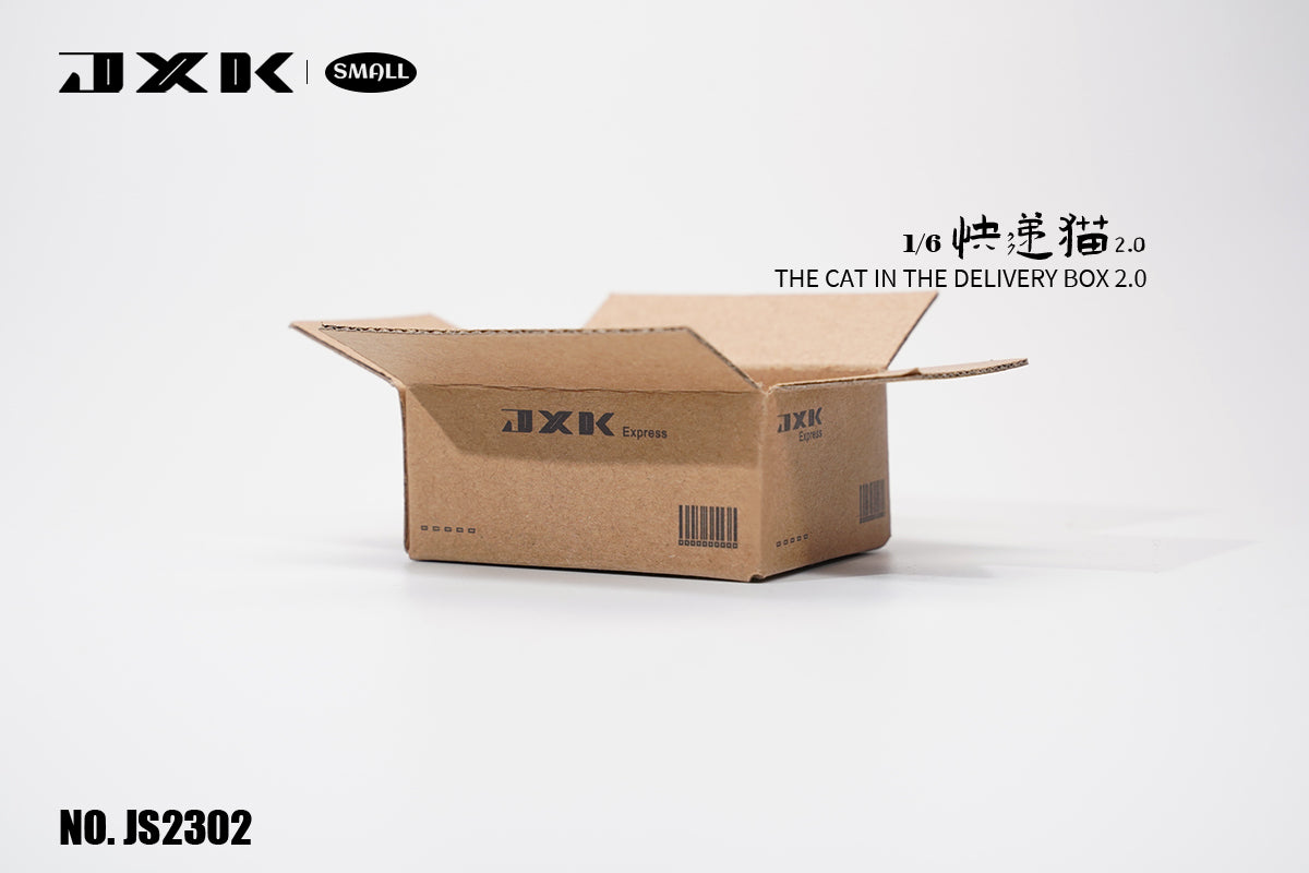 JXK Small The Cat In The Delivery Box 2.0 Model