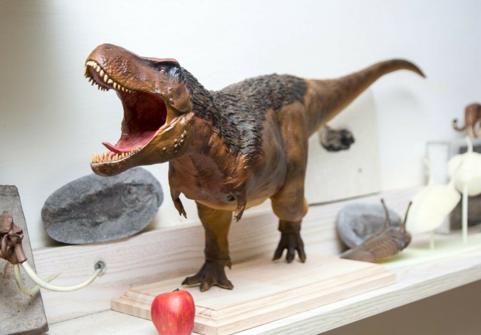 Fur T-Rex Statue