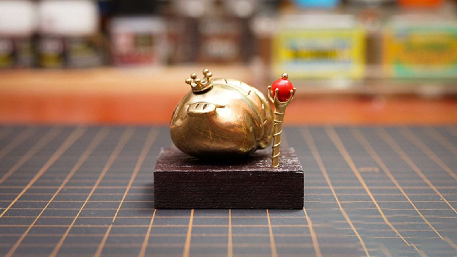 KONGZOO Brass Pig Model