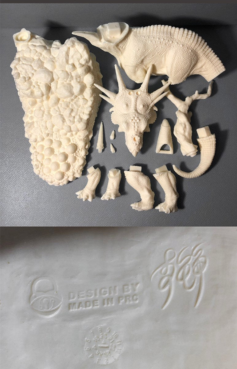 1/15 Unpainted Styracosaurus Albertensis Model