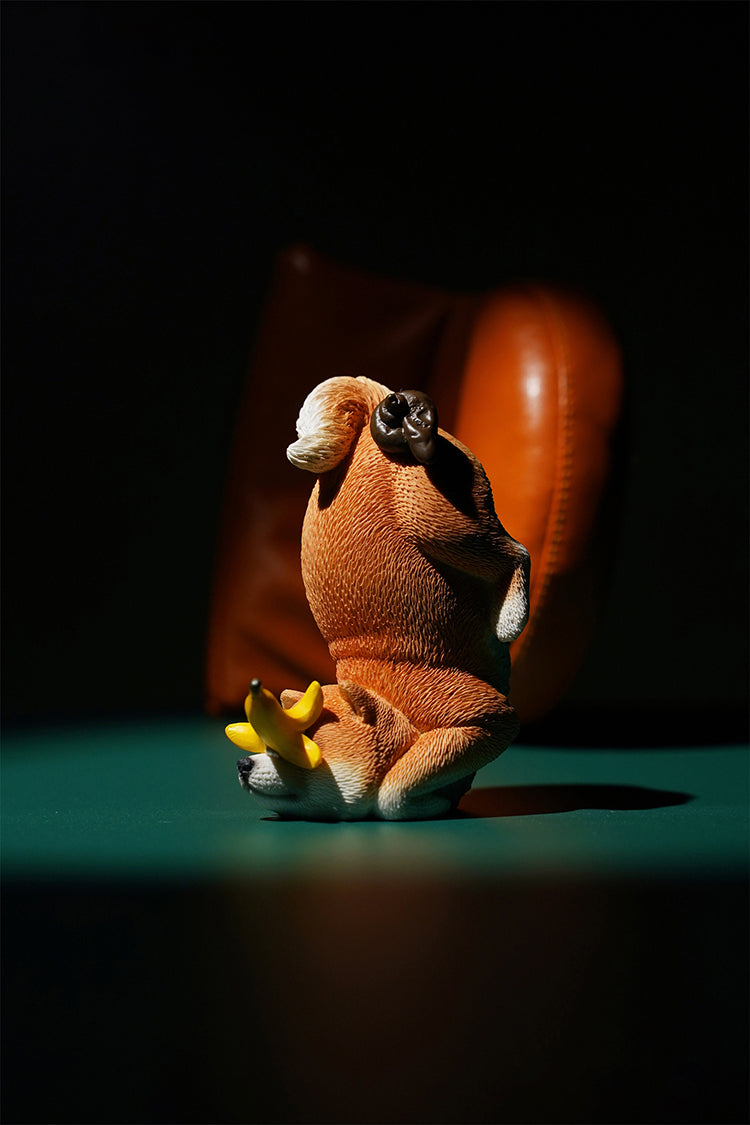 JXK 1/6 Planking Shiba Inu Model