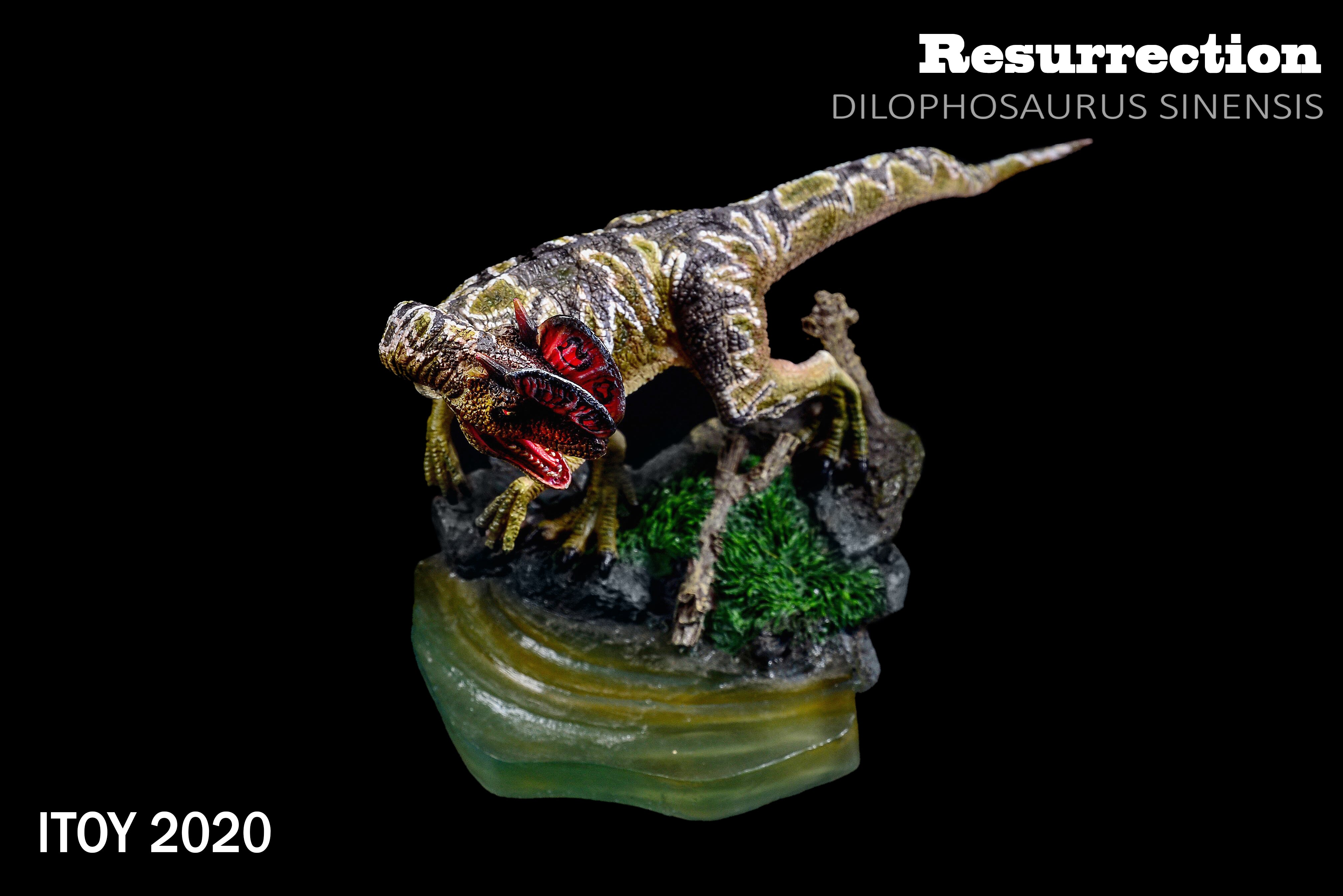 ITOY 2020 Dilophosaurus Statue