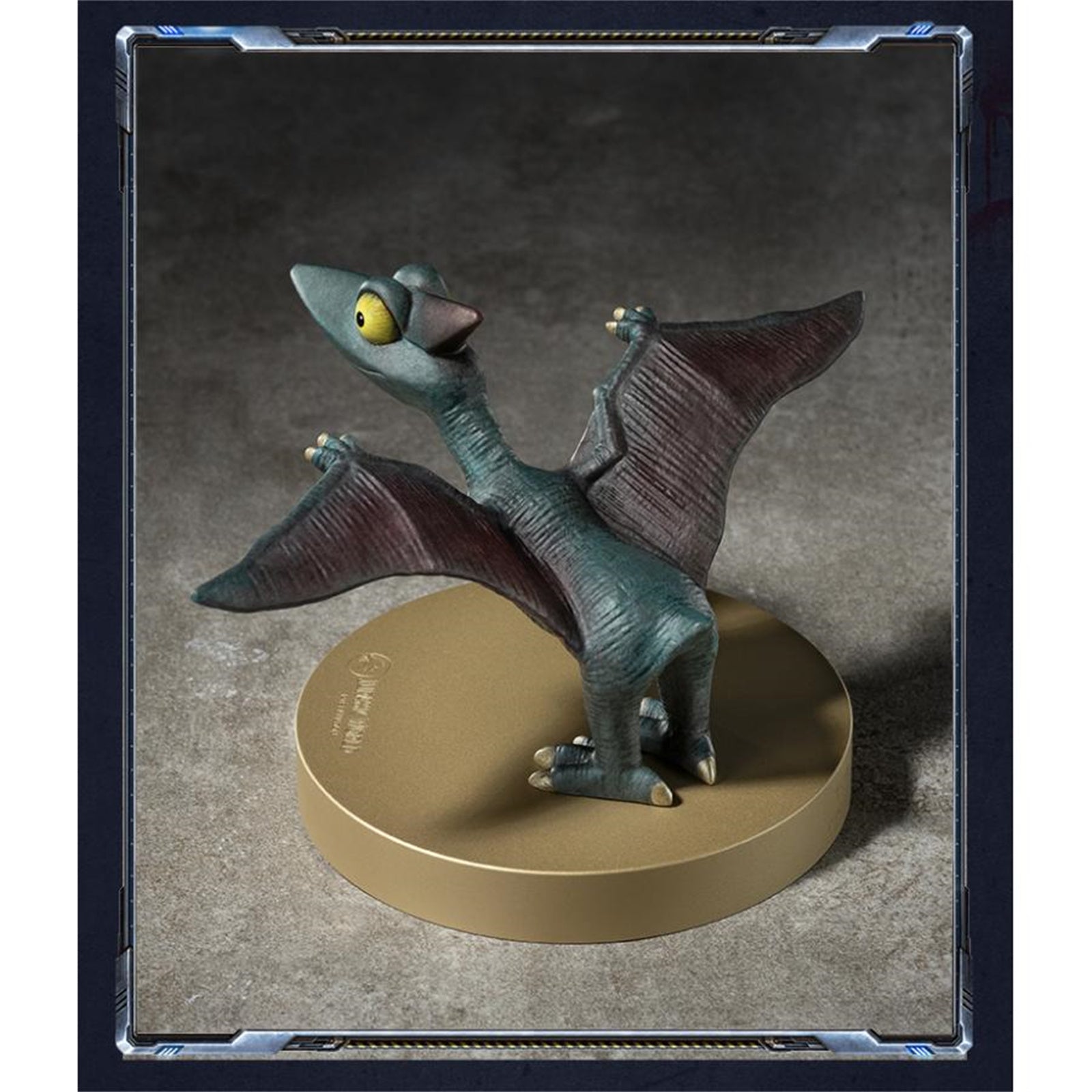 TONGSHIFU Mini Brass Dinosaur Model