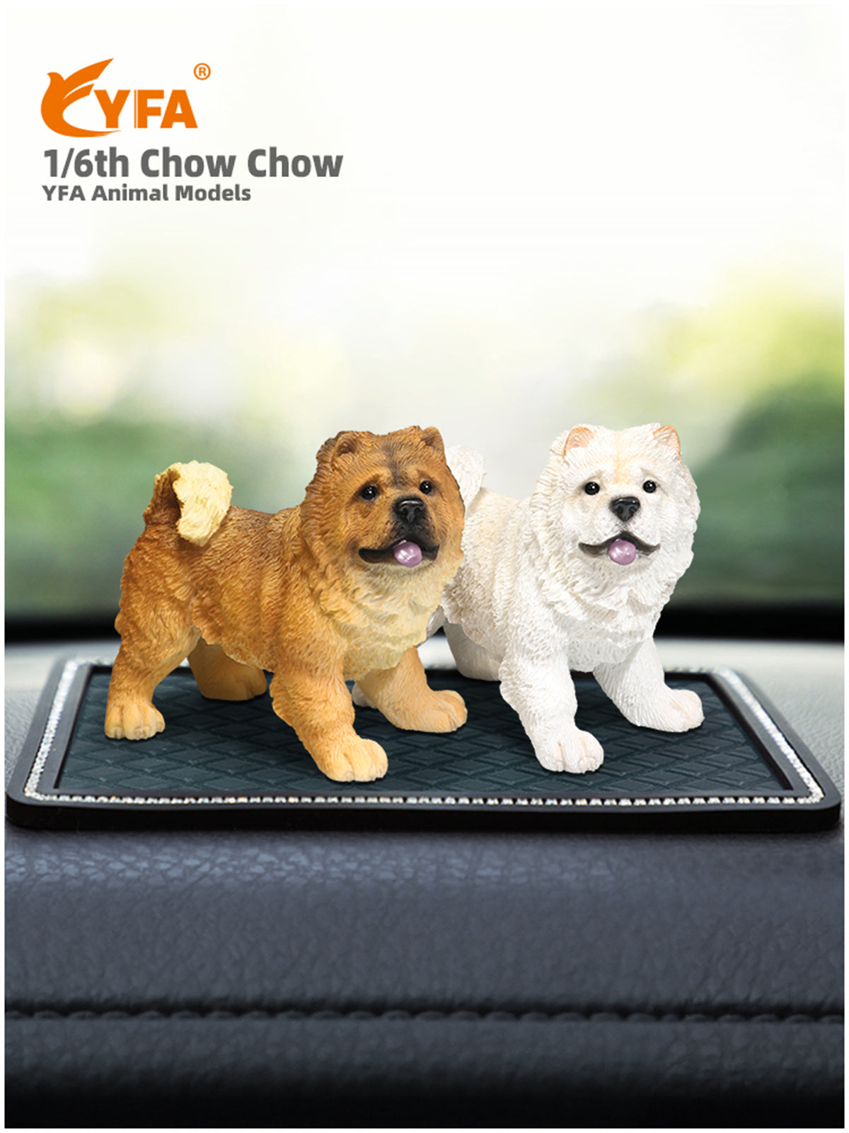 JJM 1/6 Chow Chow Dog Model