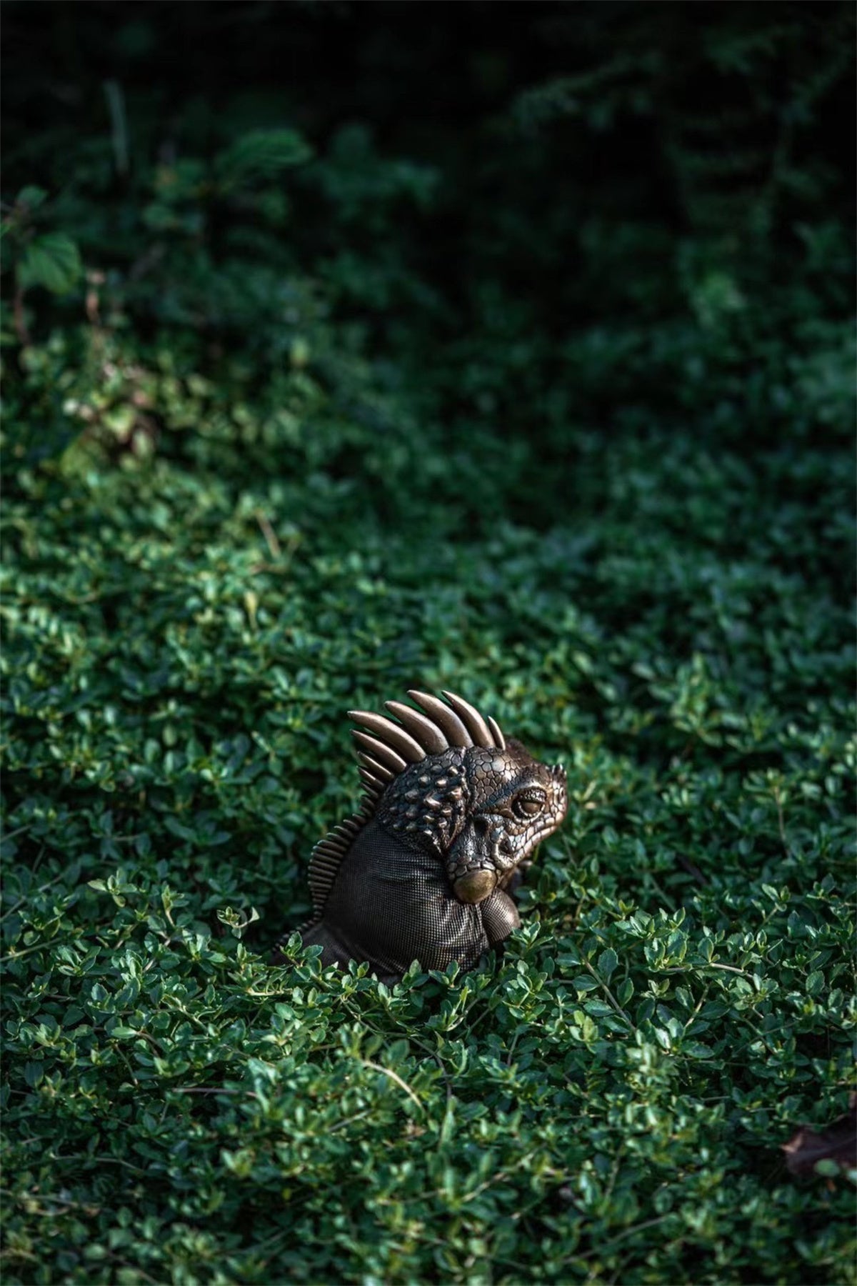 Common Green Iguana Limited Brass Model