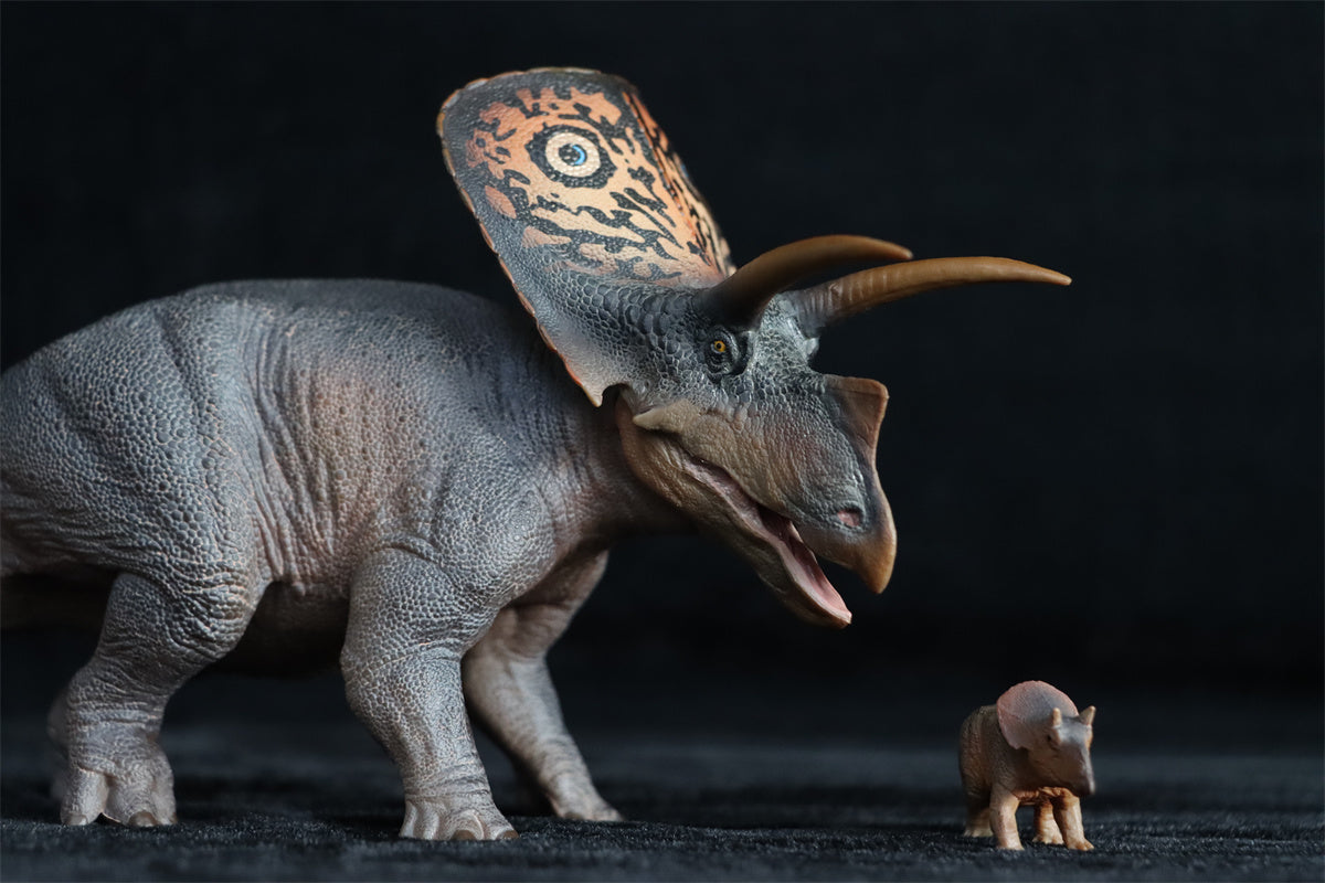 PNSO 1:35 Torosaurus Aubrey & Dabei Figure