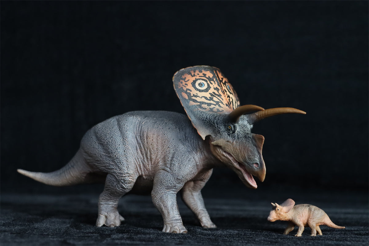 PNSO 1:35 Torosaurus Aubrey & Dabei Figure