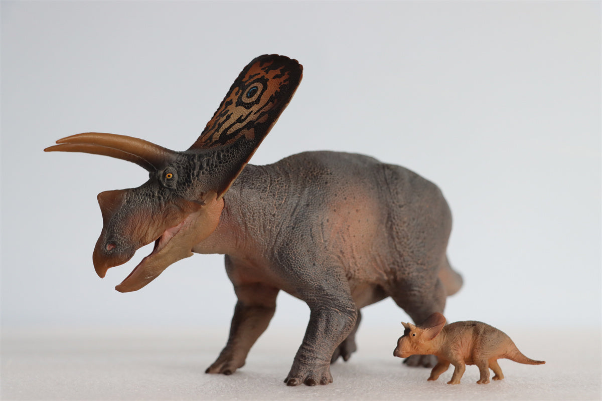 PNSO 1:35 Torosaurus Aubrey & Dabei Figure
