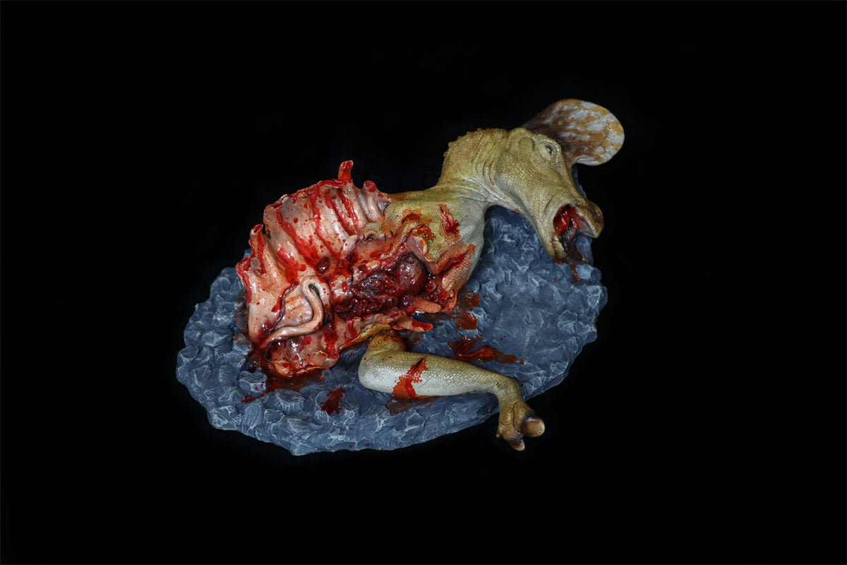 Corythosaurus Corpse Statue