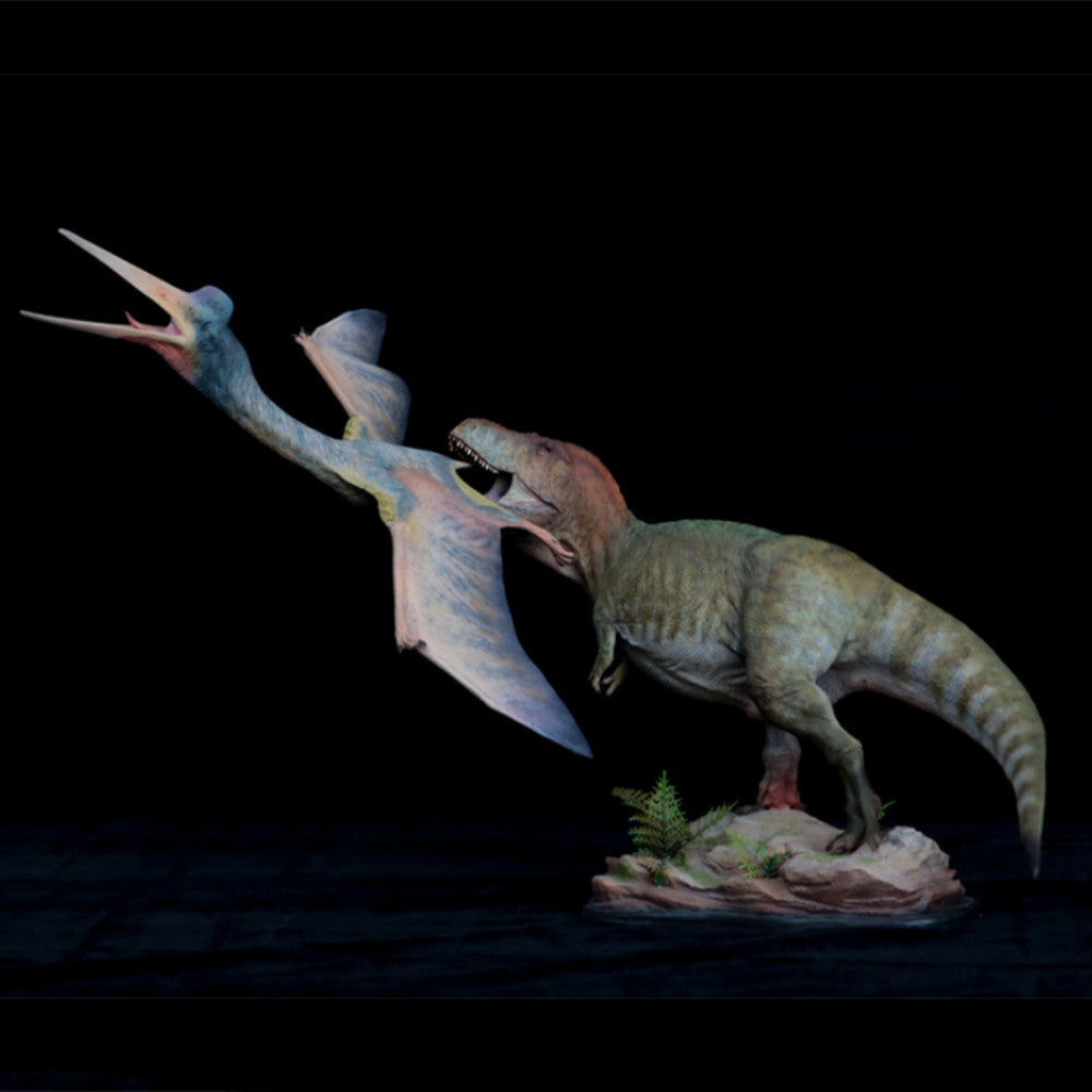MuSee 1/35 Tyrannosaurus VS Quetzalcoatlus Model