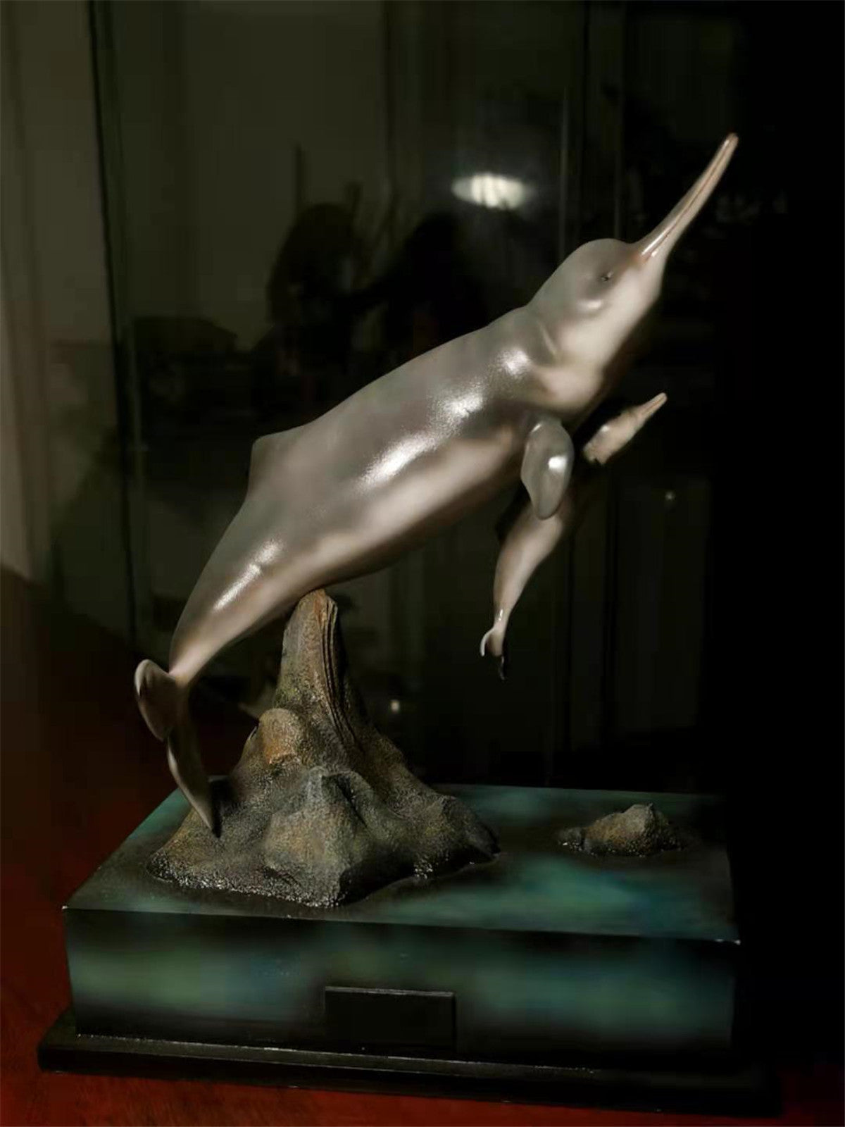 Yangtze River Dolphin Scene Statue
