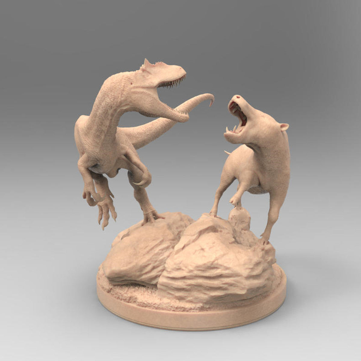 Rheic 1/20 Allosaurus VS Andrewsarchus Model