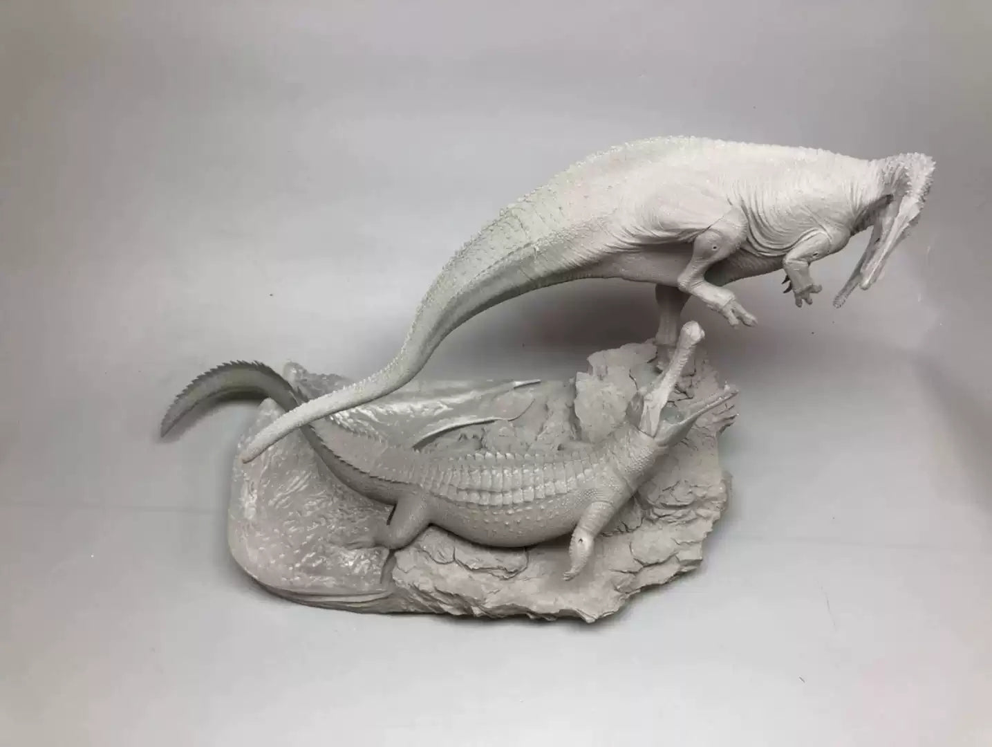 Jin Yuja 1:20 Scale Suchomimus vs Sarcosuchus Scene Statue Installment