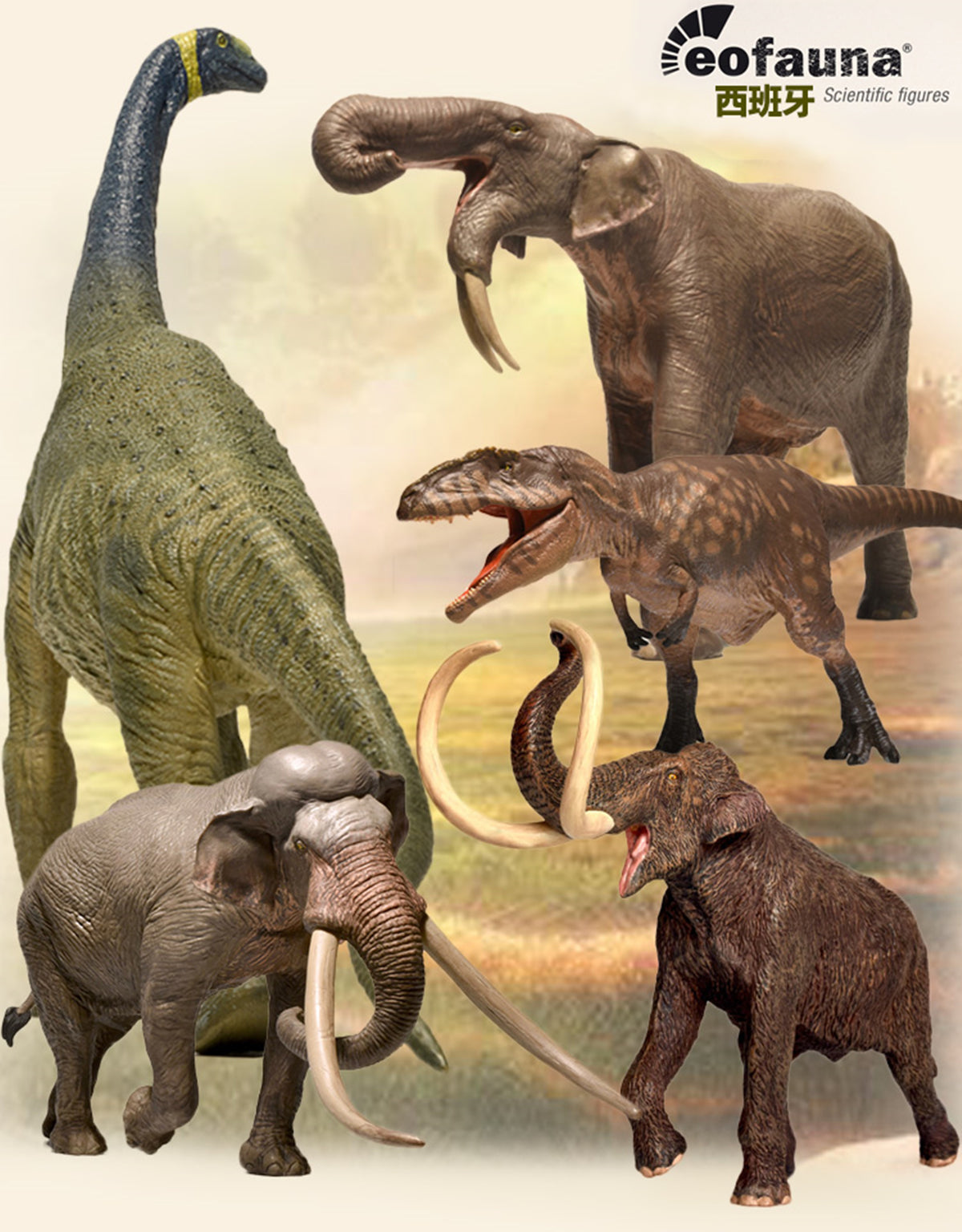 Eofauna 1:40 Scale Atlasaurus Statue